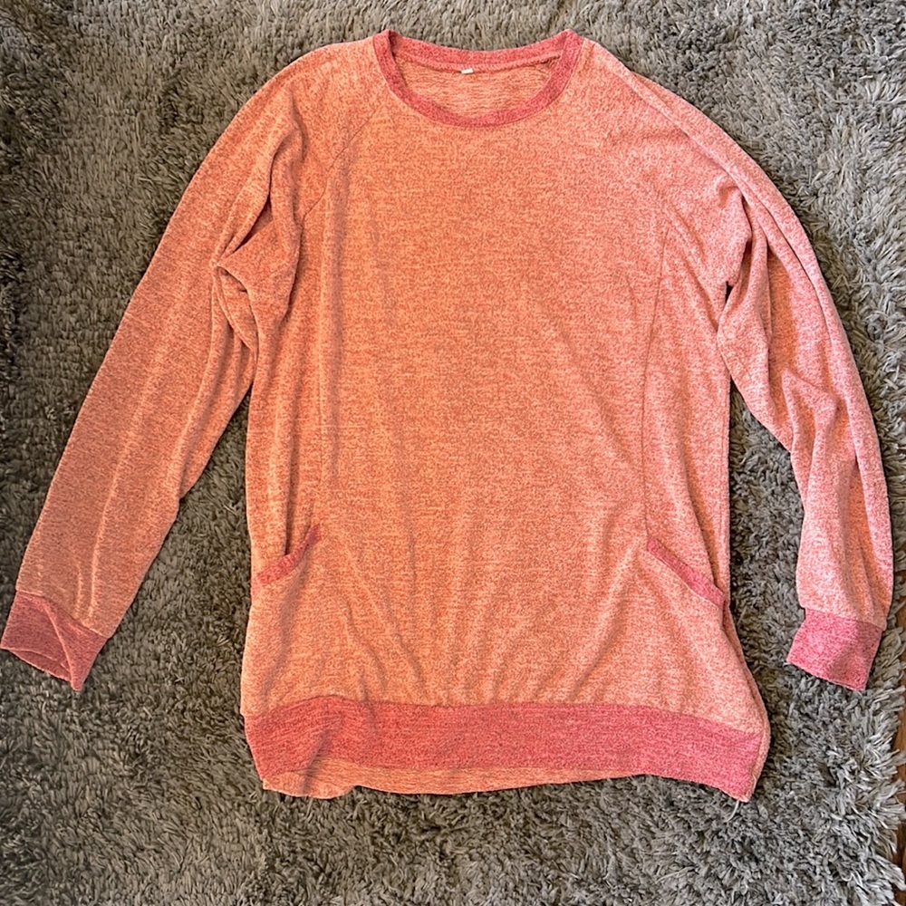 Amazon Pink Tunic with Pockets, Size Large *Worn once*